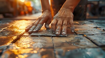 Creating a stunning floor through the art of tile installation