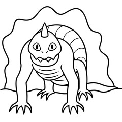 illustration of a cartoon lizard Latest and Premium Vector Design and illustration
