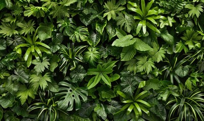 Luxuriant green foliage
