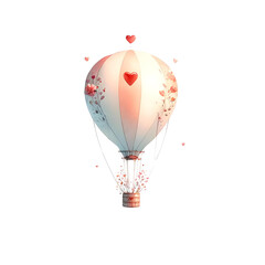Valentine Hot air balloon