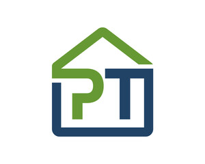 PT letter company logo