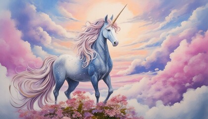 LICORNE/COUCHER DE SOLEIL