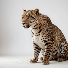 Obraz premium Wild animal full body photo on isolated white background