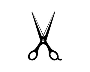 Silhouette Of Black Scissors