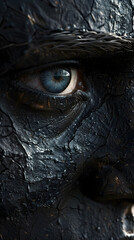 Weathered Eye of Resilience:Capturing the Essence of Surviving Adversity