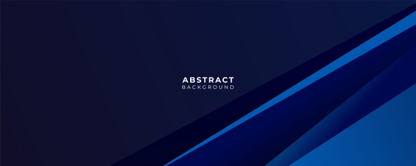 Fototapeta premium modern blue gradient geometric background vector illustration