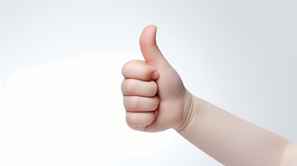 thumb up gesture