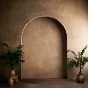 Boho Maternity Digital Backdrop: Minimalist Arches & Fine Art Textures for Maternity Photography Wedding Studio Overlays