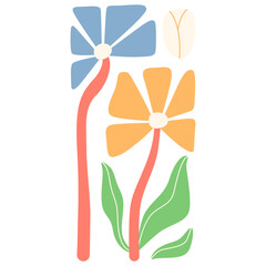 Abstract Groovy Flower