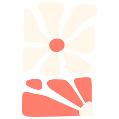 Abstract Groovy Flower