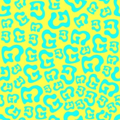 Abstract Letter G Vector Seamless Pattern	