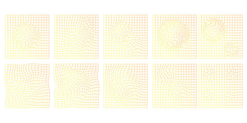 Distorted Grid Gradient