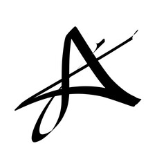 letter A logo icon