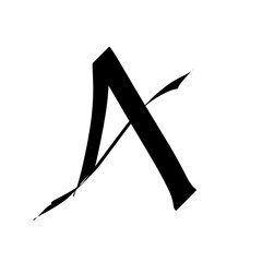 letter A logo icon