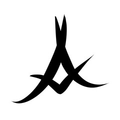 letter A logo icon