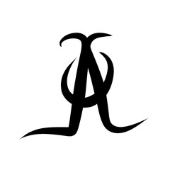 letter A logo icon