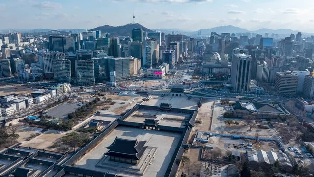 Hyper-lapse video sketch of Seoul, South Korea