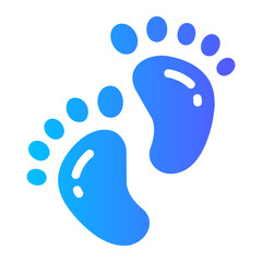 footprint Gradient icon
