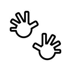 Finger icon Template