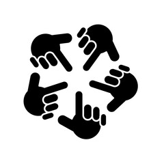 Finger icon Template