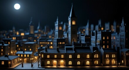 Obraz premium city night view