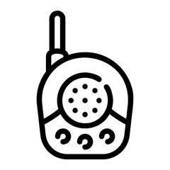baby monitor Line Icon