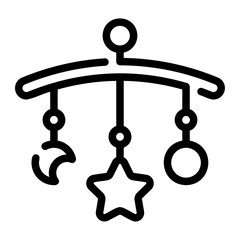 crib toy Line Icon