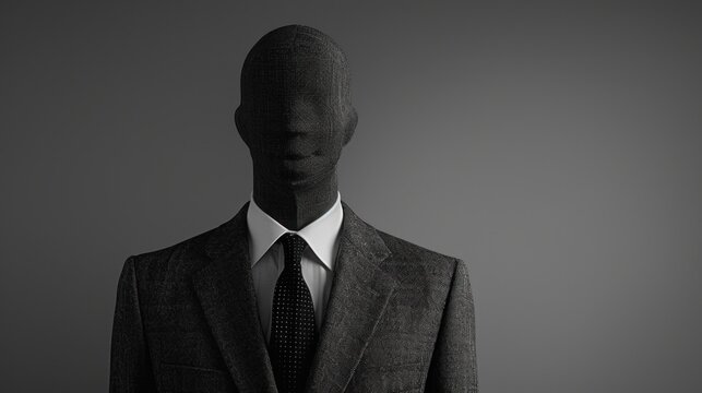 In the mockup suit, you embody the essence of professionalism, while wrestling with the demons of self-doubt.