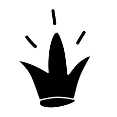 crown silhouette icon