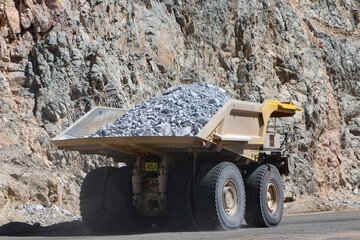 truck in the quarry