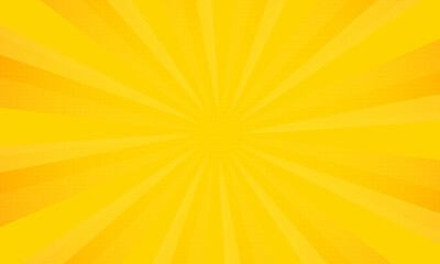 Obraz premium Orange gradient ray burst dot style background vector design