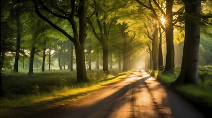 Fototapeta premium morning in the forest