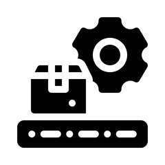 production glyph icon