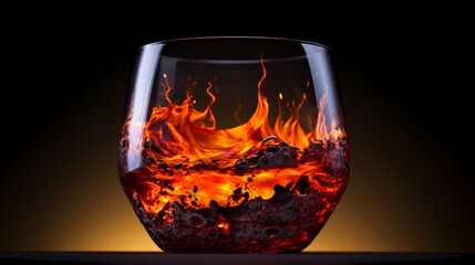 glass of fire