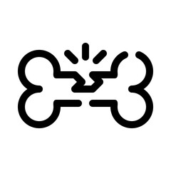 fracture line icon