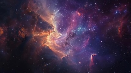 Fototapeta premium I am lost in the enchanting display mesmerized by the beauty and magnificence of the cosmos..