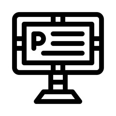 signage line icon