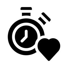 chronometer glyph icon