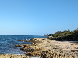 beach and rocks Jamaica