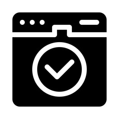 web page glyph icon