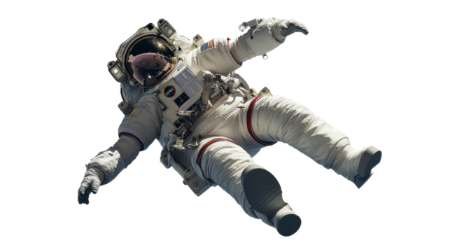 PNG Image of Flaying Astronaut 