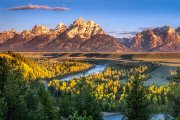 Snake River Overlook in Grand Teton National Park