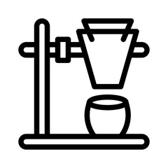 coffee shop line icon