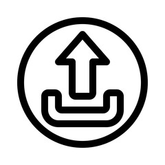 uploading line icon