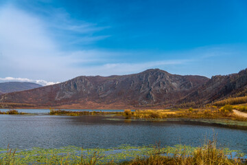 Autumn natural scenery of Aershan in Hulunbuir, Inner Mongolia, China