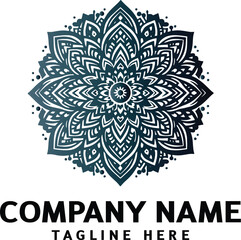 Mandala logo design. Abstract beauty Mandala. Floral ornament. Decorative circle ornament style