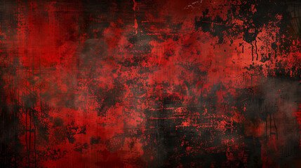 old red christmas background, vintage grunge dirty texture, distressed weathered worn surface, dark black red paper, horror theme