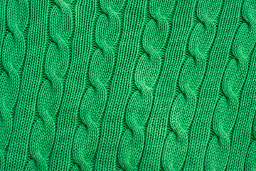 fondo de tejido con textura y leneas diagonale, de color verde