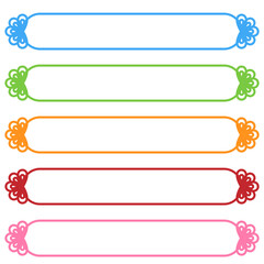 Obraz premium キャンディフレーム5色