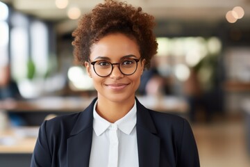 Obraz premium Confident young professional in business attire